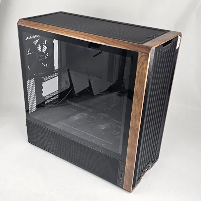 Black Lian Li PC Case with Tempered Glass w/ 5 Fans - photo 1