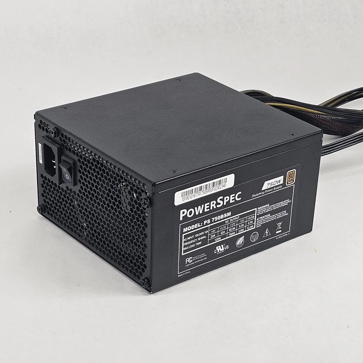 750 Watt PSU PowerSpec PS 750BSM Power Supply