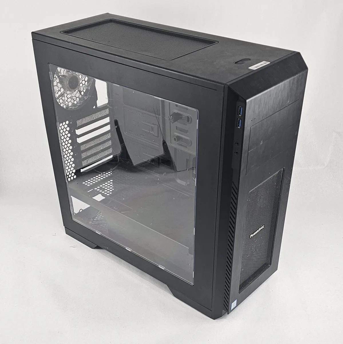 Black PowerSpec PC Case w/ 3 Fans