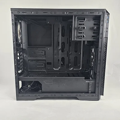 Black PowerSpec PC Case w/ 3 Fans - photo 2