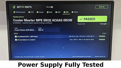 650 Watt PSU Cooler Master MWE Gold 650 V3 Power Supply - photo 7