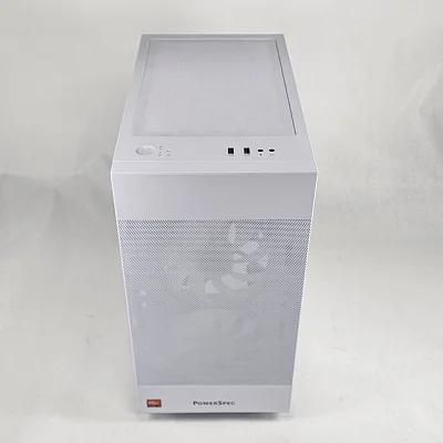 White Lian Li PC Case with Tempered Glass w/ 2 RGB Fans - photo 5