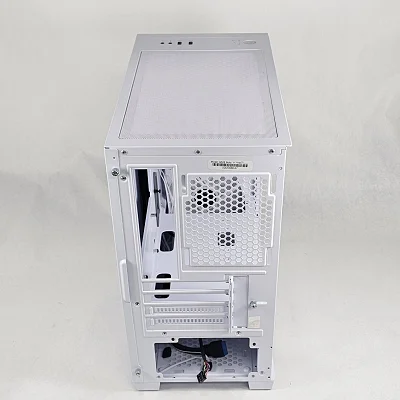 White Lian Li PC Case with Tempered Glass w/ 2 RGB Fans - photo 6