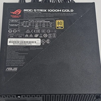 1000 Watt PSU ASUS ROG Strix 1000G Power Supply - photo 2