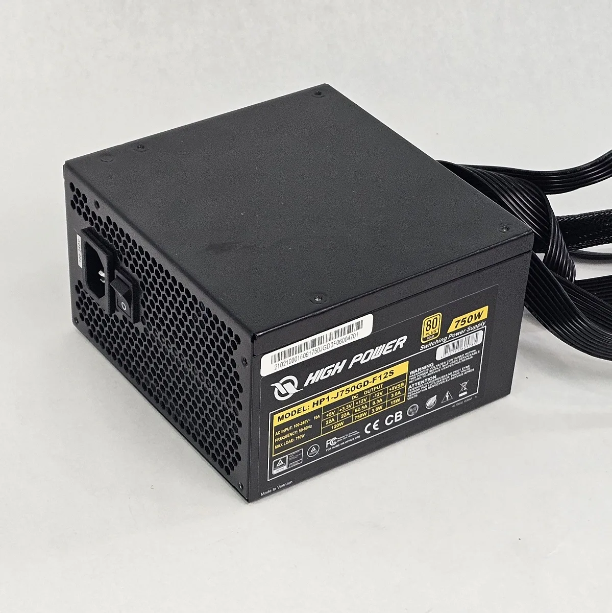 750 Watt PSU High Power HP1-J750GD-F12S Power Supply
