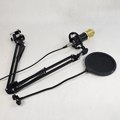 Microphone with Arm Stand, Shock Mount and Pop Filter - 3.5mm - photo 3