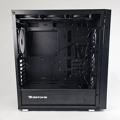 Black iBUYPOWER PC Case with Tempered Glass w/ 7 Fans - photo 2