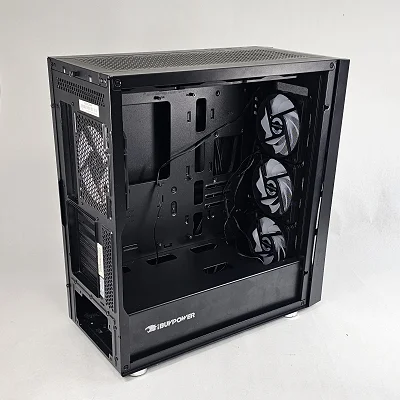Black iBUYPOWER PC Case with Tempered Glass w/ 7 Fans - photo 3