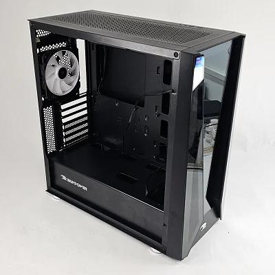 Black iBUYPOWER PC Case with Tempered Glass w/ 7 Fans - photo 4