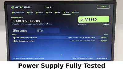 850 Watt PSU Super Flower Leadex VII SF-850F14XG Power Supply - photo 7
