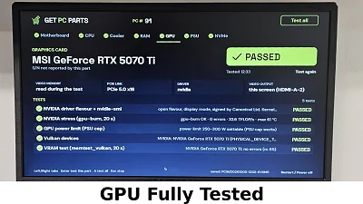 RTX 5070 Ti MSI INSPIRE 3X OC 16GB - photo 9