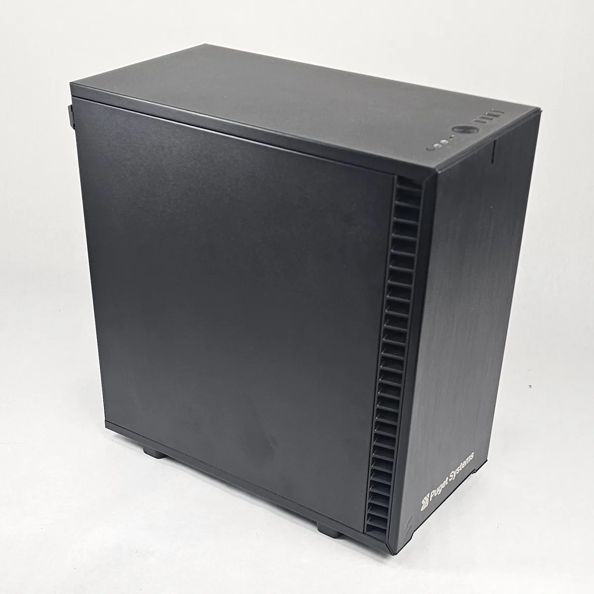 Black Fractal PC Case w/ 3 Fans
