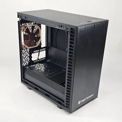 Black Fractal PC Case w/ 3 Fans - photo 4