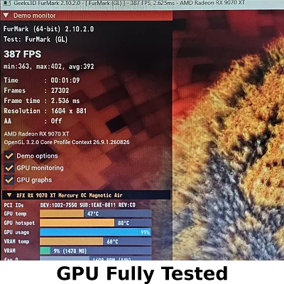 RX 9070 XT XFX Swift 16GB - photo 10