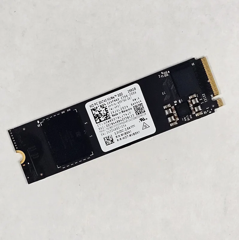256GB NVMe M.2 SSD WD PC SN740 Gen4