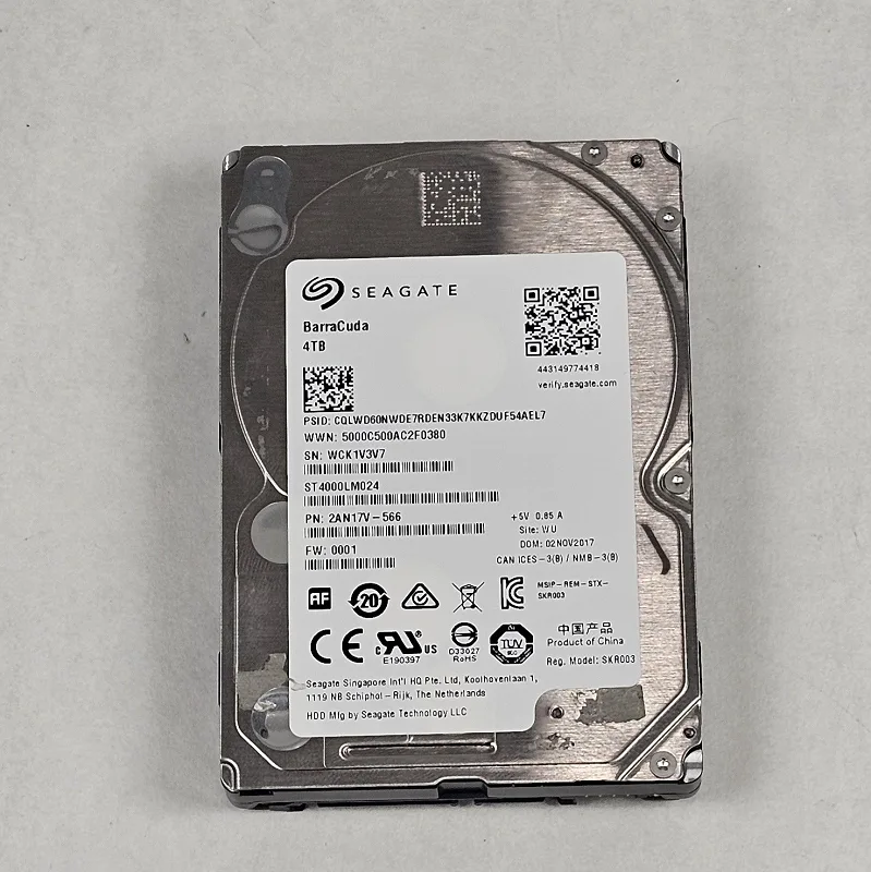 4TB 2.5" Hard Drive Seagate BarraCuda ST4000LM024
