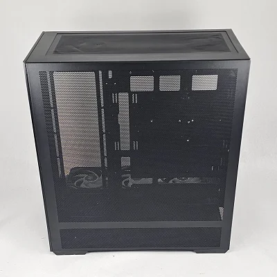 Black GOLDEN FIELD PC Case with Tempered Glass w/ 4 RGB Fans - photo 7