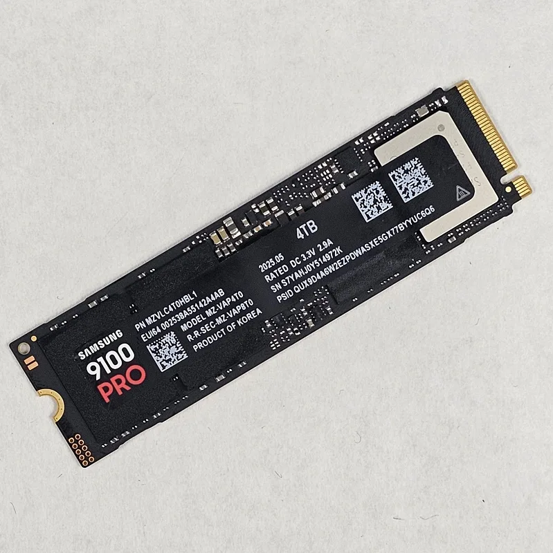 4TB NVMe M.2 SSD Samsung 9100 PRO Gen5
