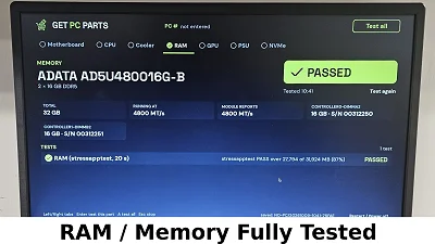 32GB DDR5 (2x16GB) CL40 4800MT/s ADATA - photo 4