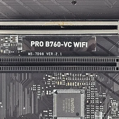 MSI PRO B760-VC WIFI LGA1700 DDR5 ATX Motherboard - photo 8