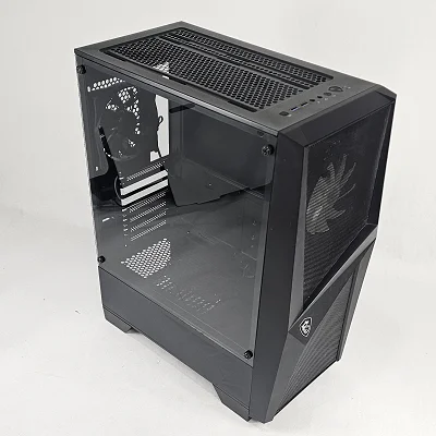 Black MSI PC Case with Tempered Glass w/ 3 Fans - photo 1