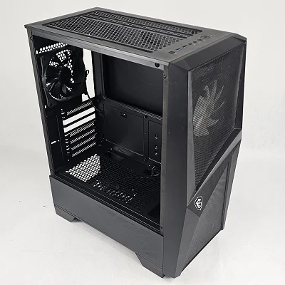 Black MSI PC Case with Tempered Glass w/ 3 Fans - photo 4