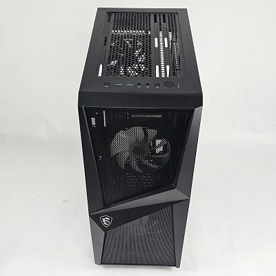 Black MSI PC Case with Tempered Glass w/ 3 Fans - photo 5