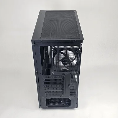 Black PC Case with Tempered Glass w/ 3 RGB Fans - photo 6