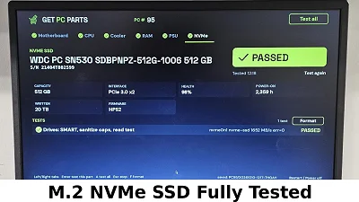 512GB NVMe M.2 SSD WD PC SN530 Gen3 - photo 3