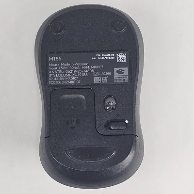 Logitech M185 Wireless Mouse - Grey/Black - photo 5