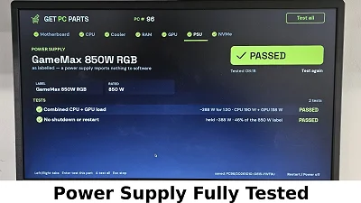 850 Watt PSU GameMax RGB-850 Power Supply - photo 7