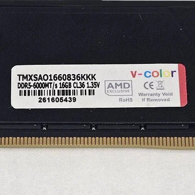 16GB DDR5 (1x16GB) CL36 6000MT/s V-Color XSky - photo 3