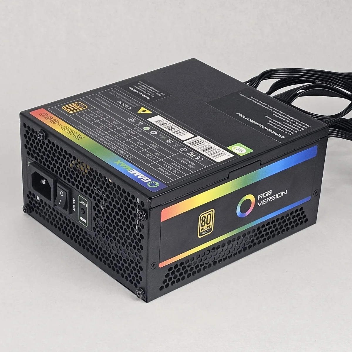 850 Watt PSU GameMax RGB-850 Power Supply