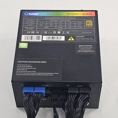 850 Watt PSU GameMax RGB-850 Power Supply - photo 2