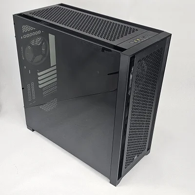 Black Corsair PC Case with Tempered Glass w/ 7 RGB Fans - photo 1