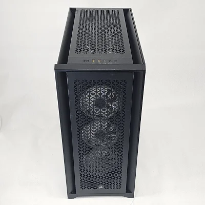 Black Corsair PC Case with Tempered Glass w/ 7 RGB Fans - photo 5