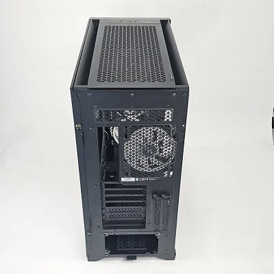 Black Corsair PC Case with Tempered Glass w/ 7 RGB Fans - photo 6