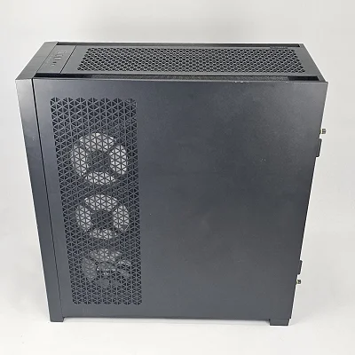 Black Corsair PC Case with Tempered Glass w/ 7 RGB Fans - photo 7