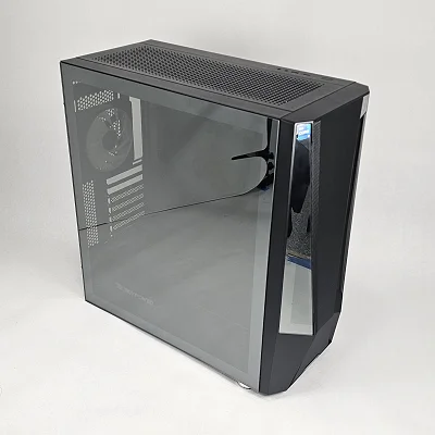 Black iBUYPOWER PC Case with Tempered Glass w/ 4 RGB Fans - photo 1