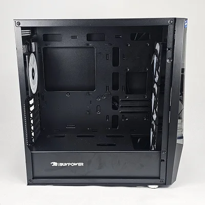 Black iBUYPOWER PC Case with Tempered Glass w/ 4 RGB Fans - photo 2