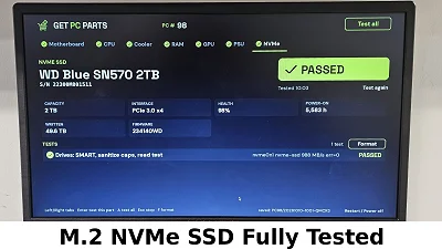 2TB NVMe M.2 SSD WD Blue SN570 Gen3 - photo 3