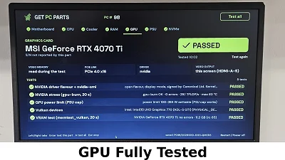 RTX 4070 Ti MSI Ventus 3X OC 12GB - photo 9