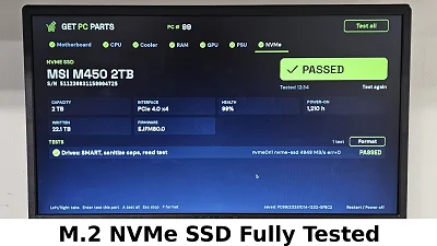 2TB NVMe M.2 SSD MSI SPATIUM M450 Gen4 - photo 3