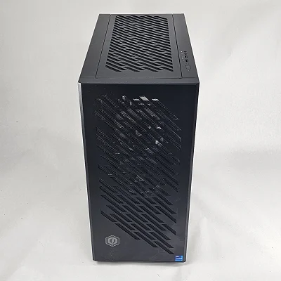 Black CyberPowerPC PC Case with Tempered Glass w/ 3 RGB Fans - photo 5