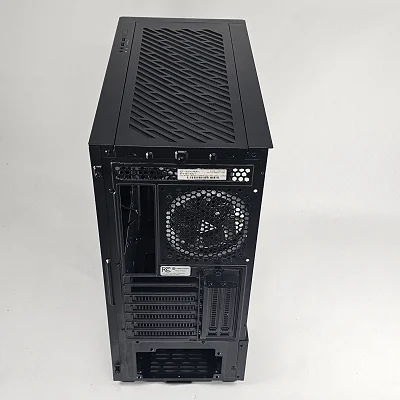 Black CyberPowerPC PC Case with Tempered Glass w/ 3 RGB Fans - photo 6